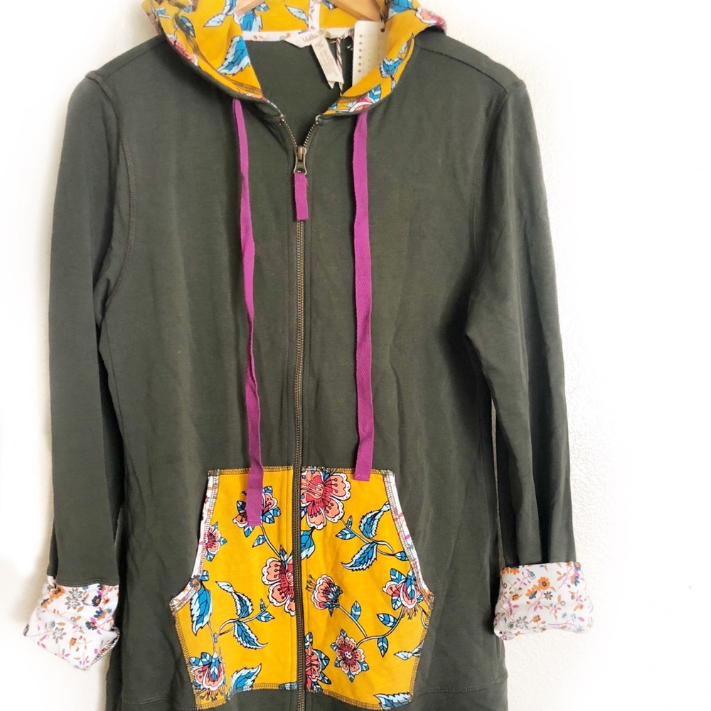 Matilda Jane Olive Zip Hoodie